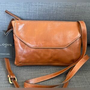 NWT LODIS CROSSBODY SHOULDER BAG PURSE LEATHER